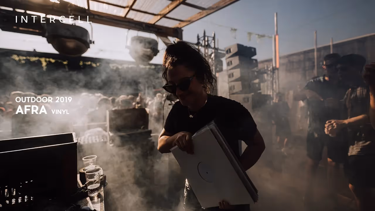 Afra [vinyl set] at Intercell Outdoor 2019