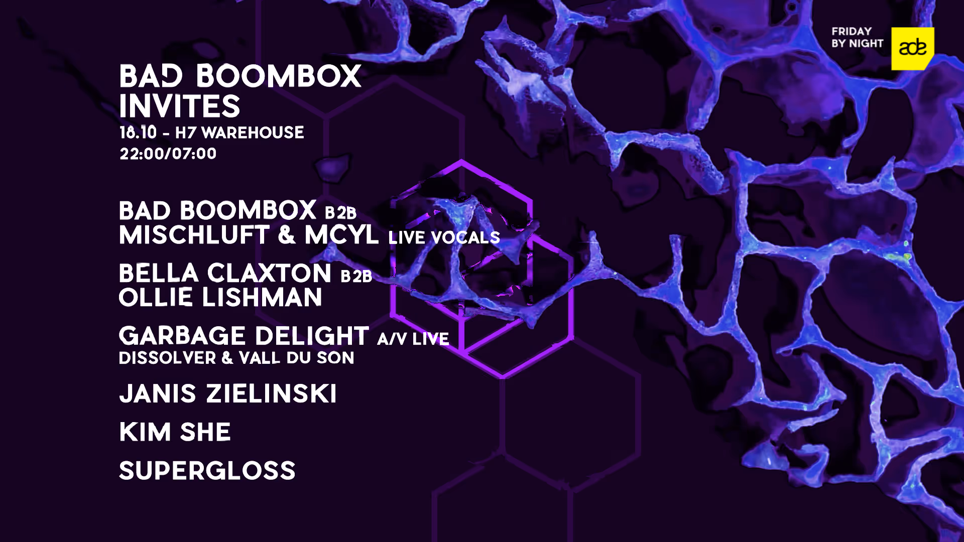 Intercell x Bad Boombox Invites | ADE