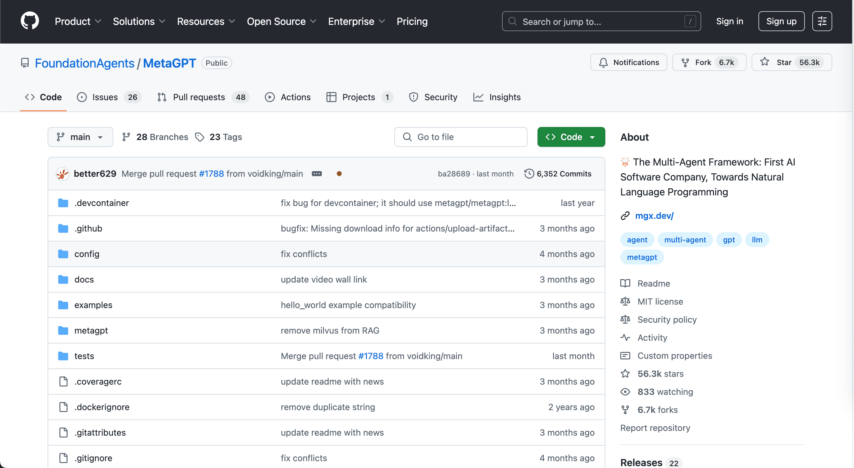 GitHub Repo screenshot for MetGPT.