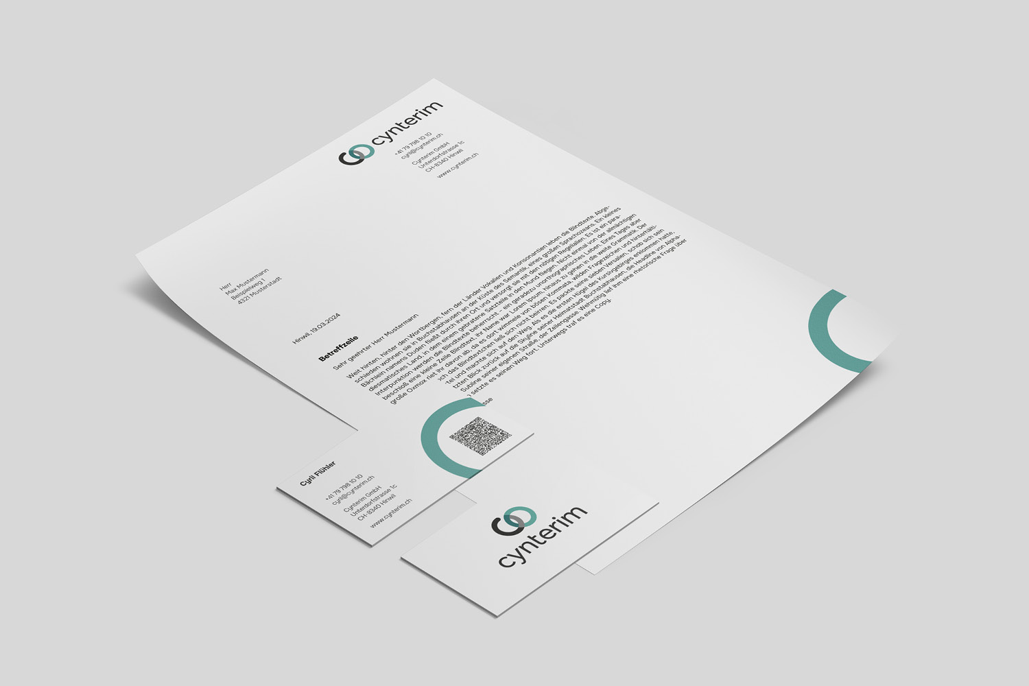 Briefschaften und Visitenkaren Kreation nach Hinwil, Wetzikon ZH