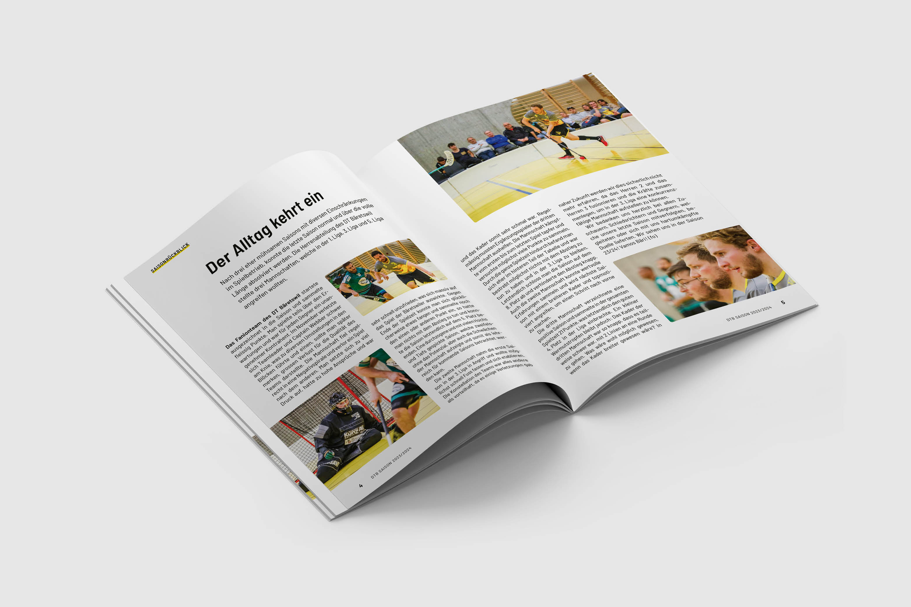 Layout und Magazingestaltung für Verein aus Bäretswil