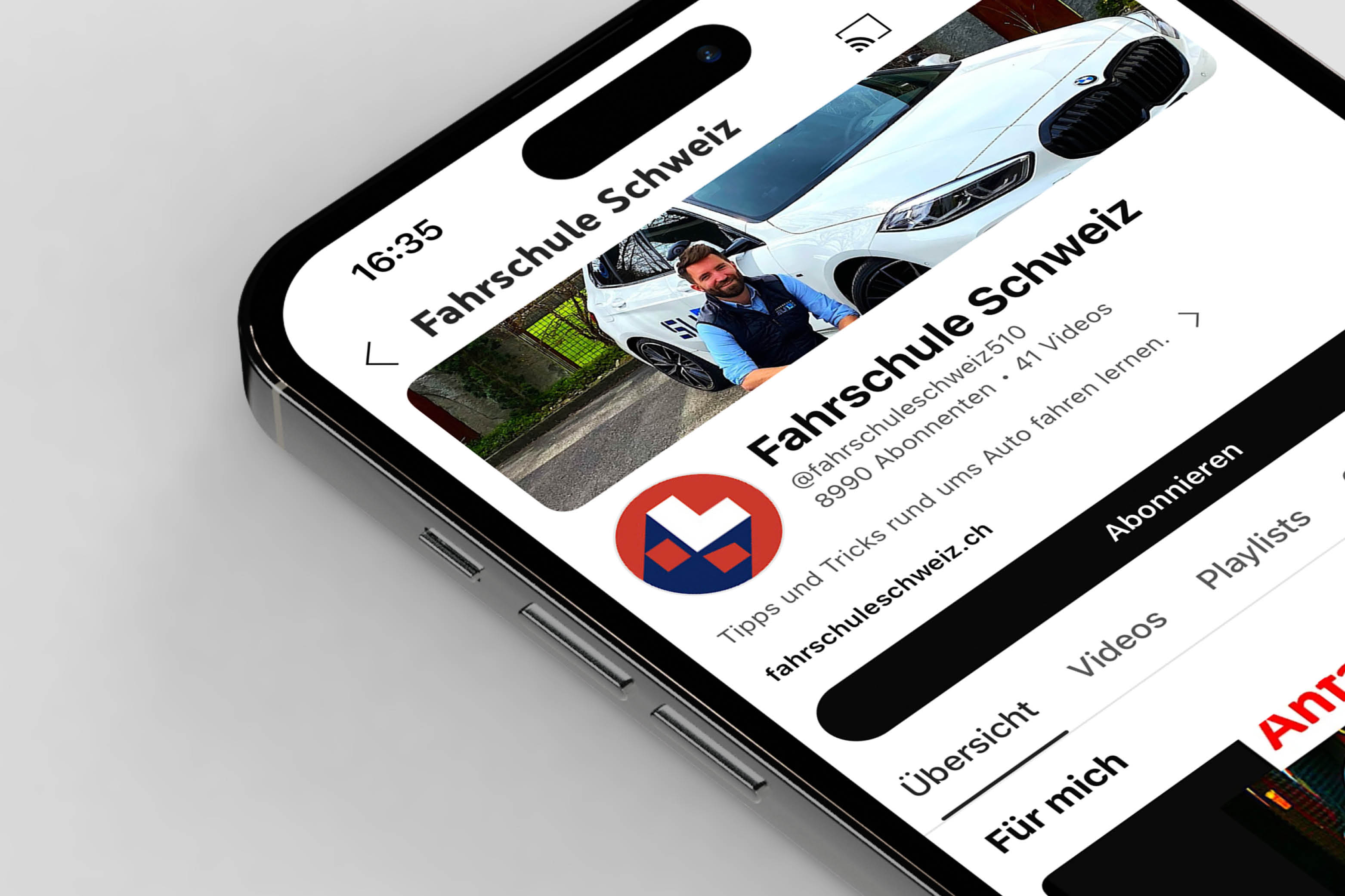 Webseite für mobile optimiert Bild