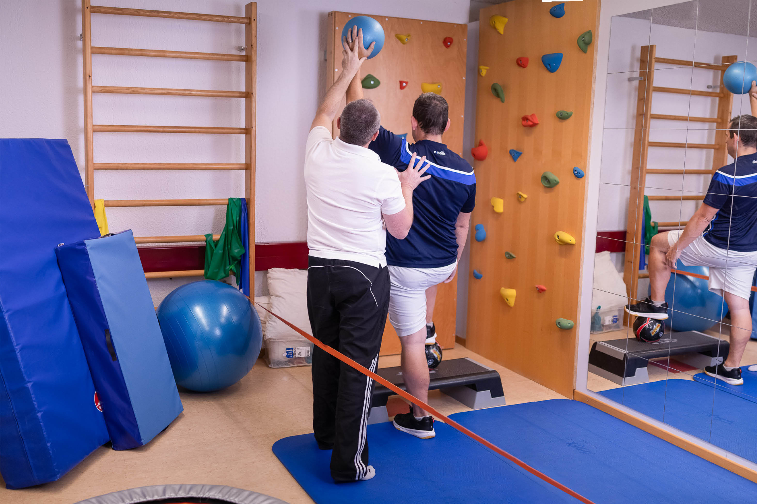 Fotoshooting der Physiotherapie
