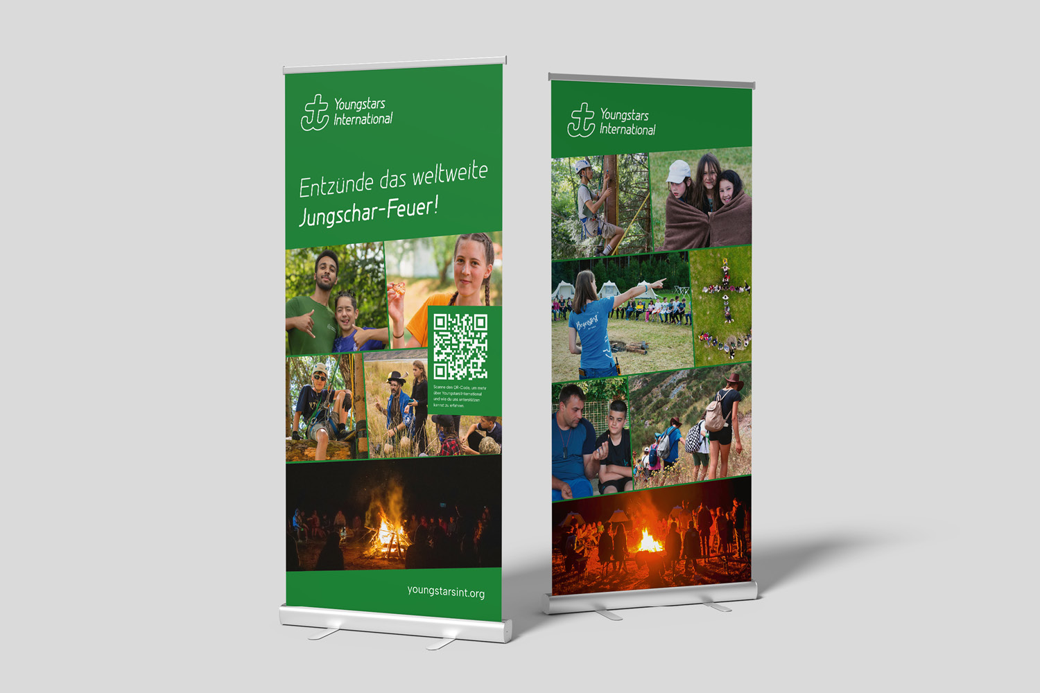 Rollup Desiged für Messen