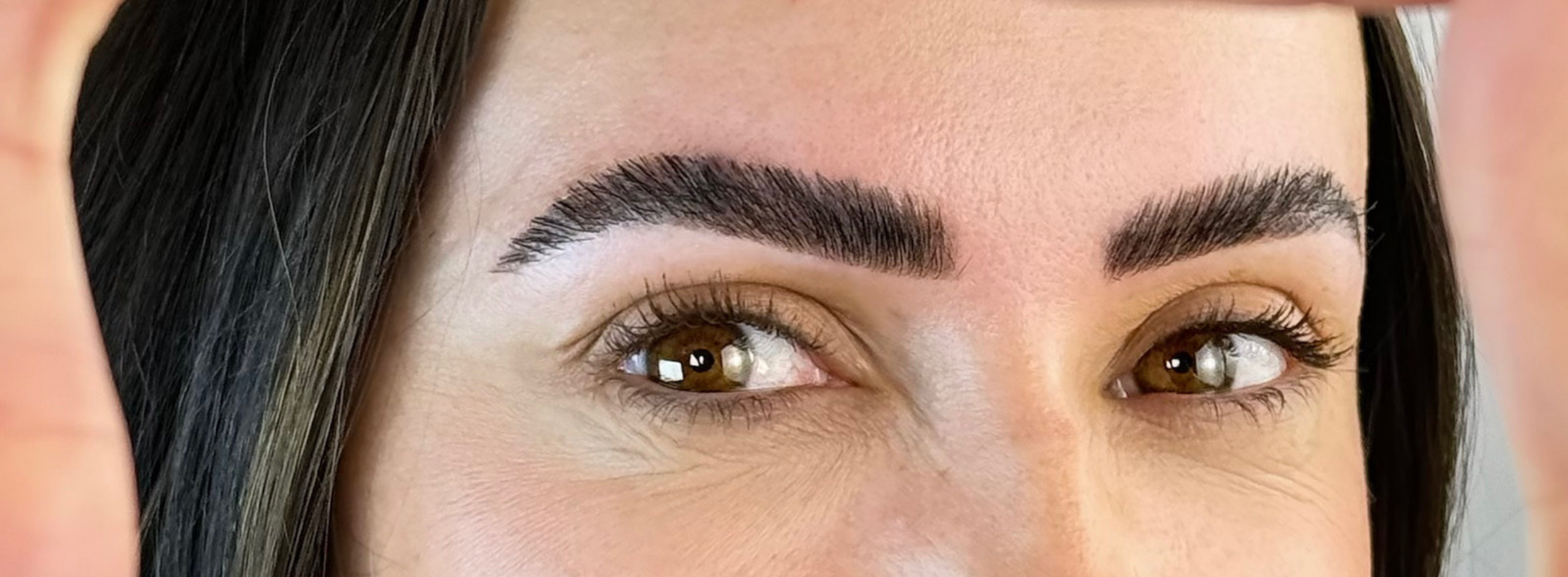 Cosmetic tattoo brows preview at NK.B Studio in Tempe, Arizona