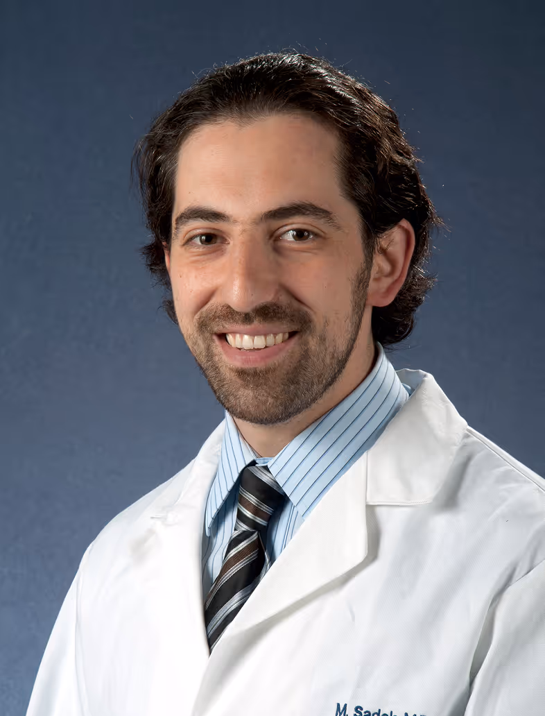 A portrait of Dr. Mouhannad Sadek.