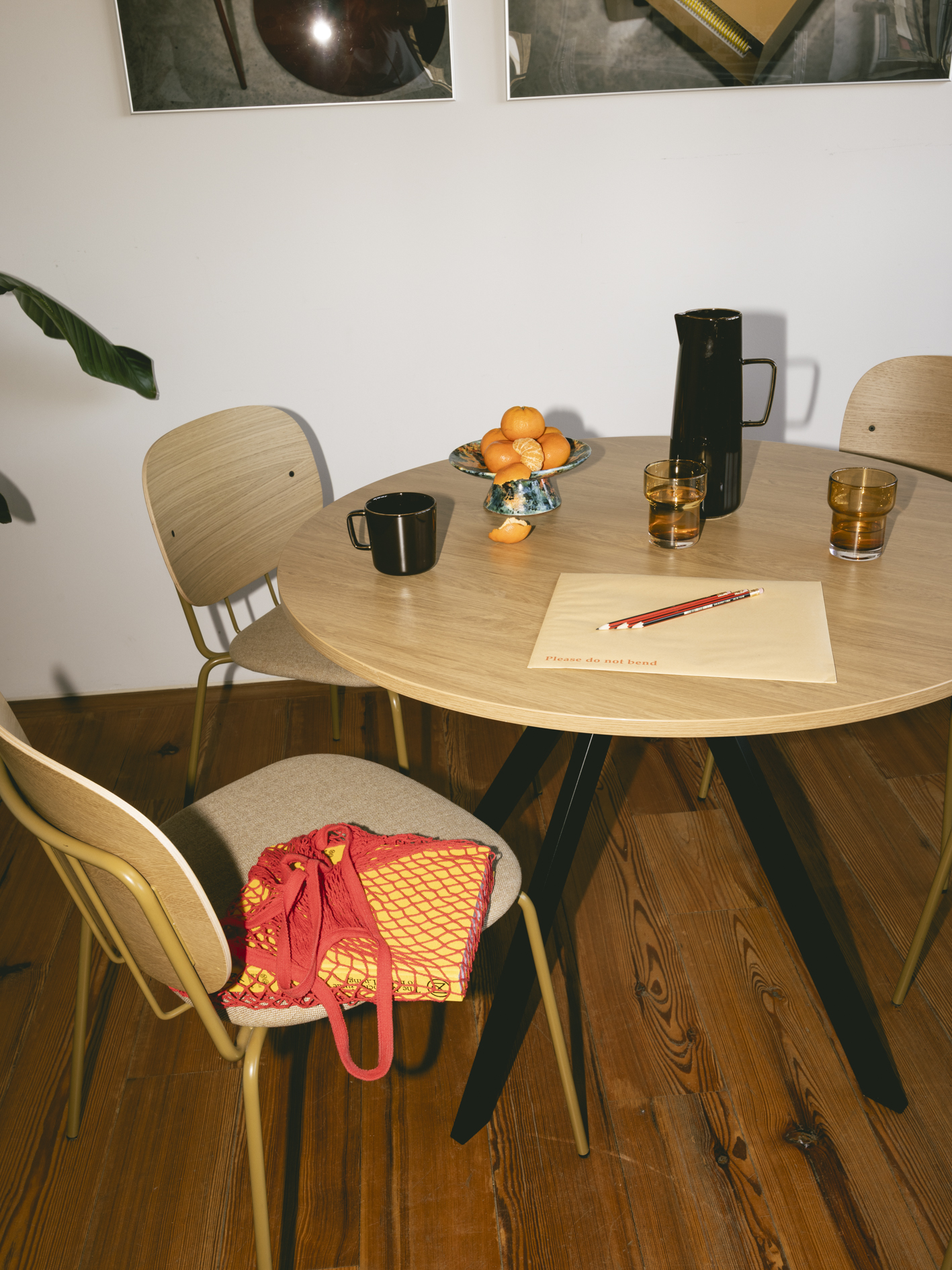 DC-01 // FRAME: MUSTARD // UPH SEAT: CAMIRA MAINLINE FLAX MORDEN + VENEER BACKREST: OAK