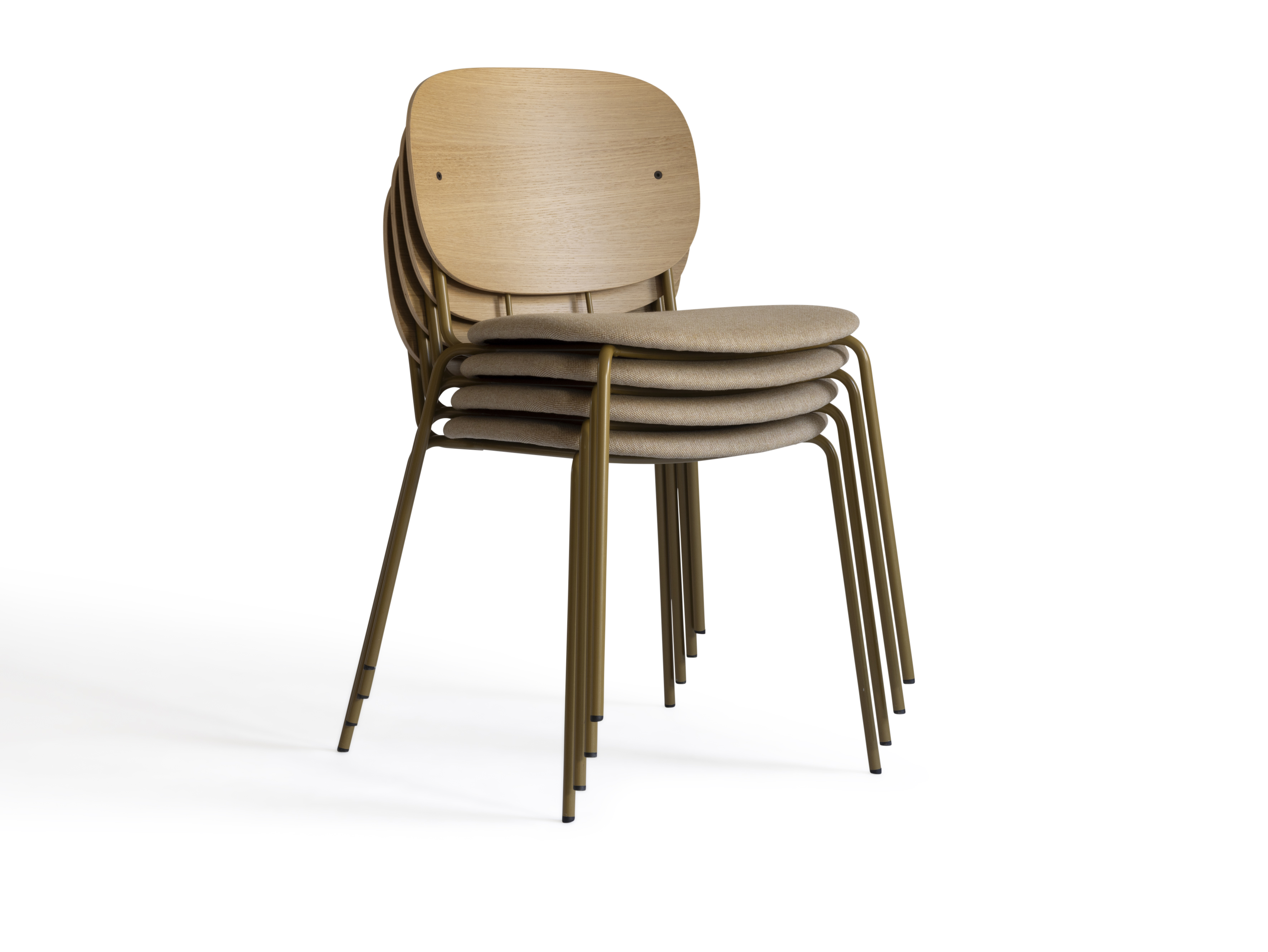 DC-01 FRAME: MUSTARD UPH SEAT: CAMIRA MAINLINE FLAX 'MORDEN' + VENEER BACKREST: OAK