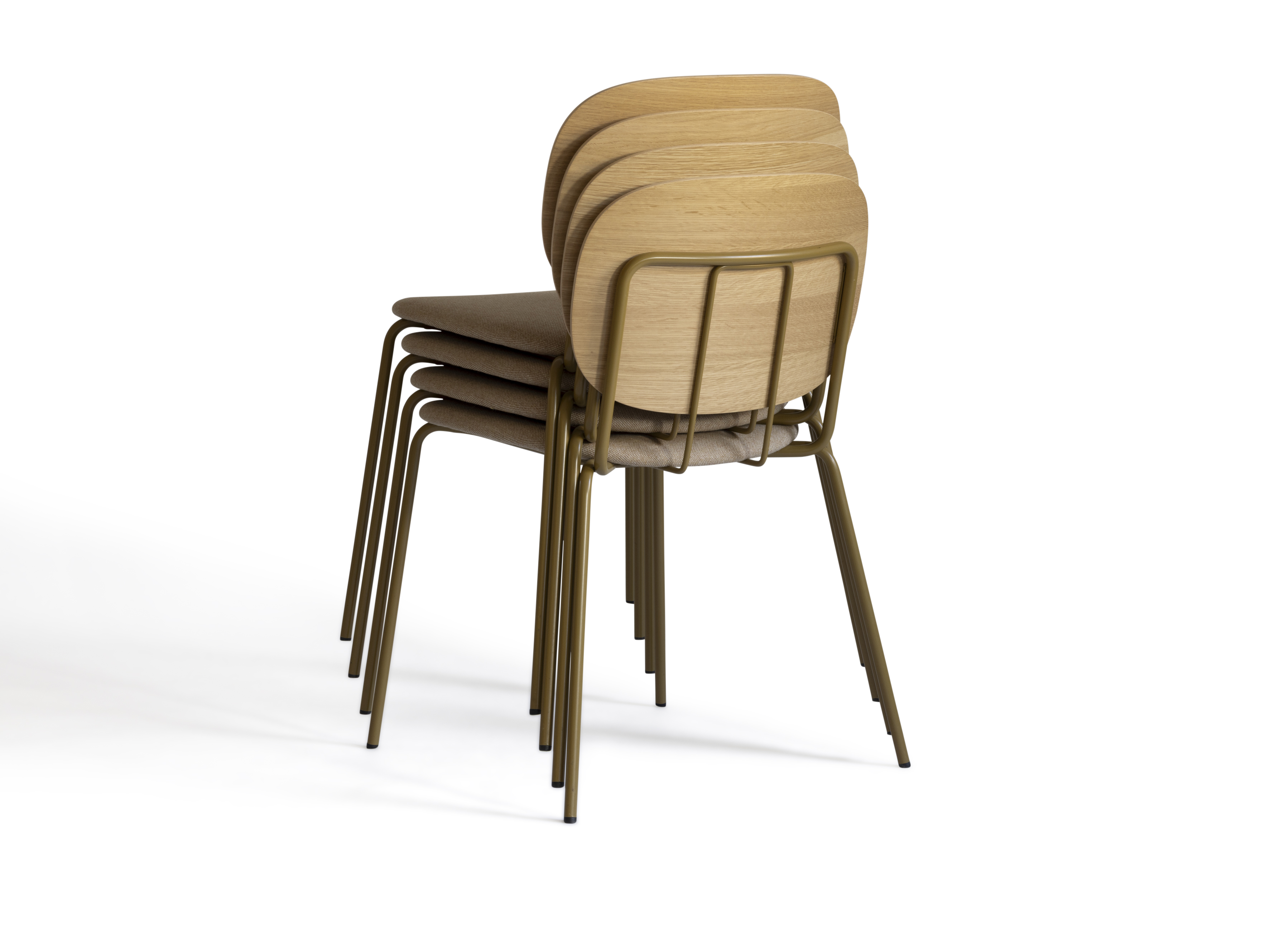 DC-01 FRAME: MUSTARD UPH SEAT: CAMIRA MAINLINE FLAX 'MORDEN' + VENEER BACKREST: OAK