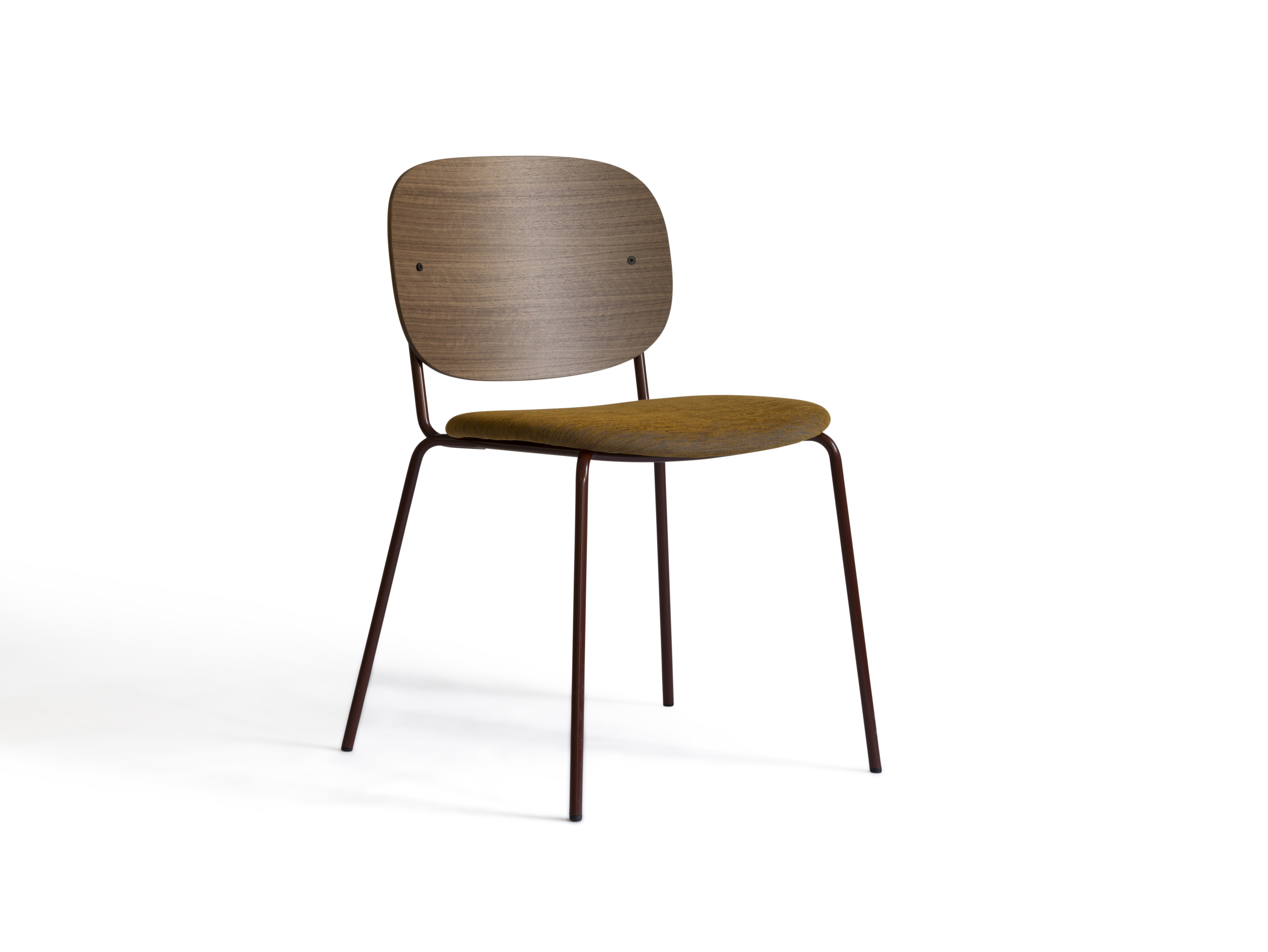 DC-01 FRAME: REDDISH UPH SEAT: SVENSSON JOLLY RE 6754 + VENEER BACKREST: WALNUT