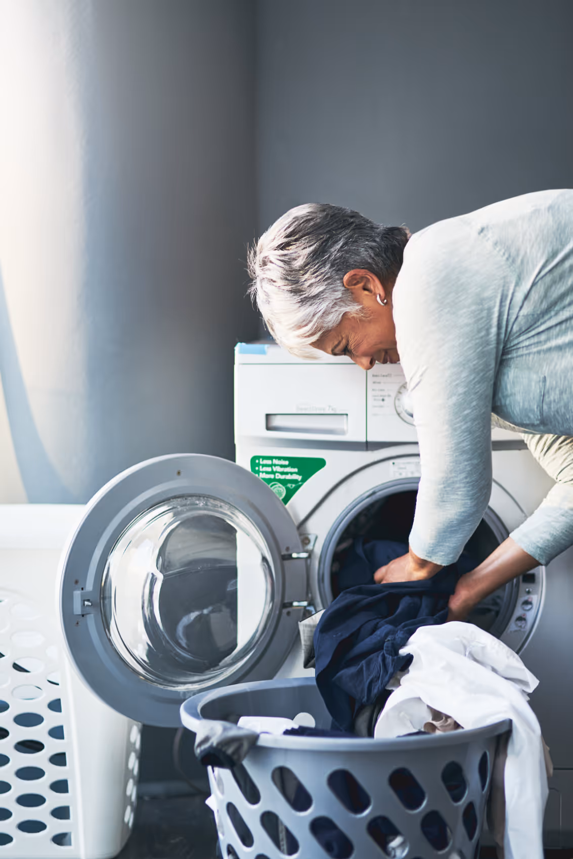 doing laundry stock image