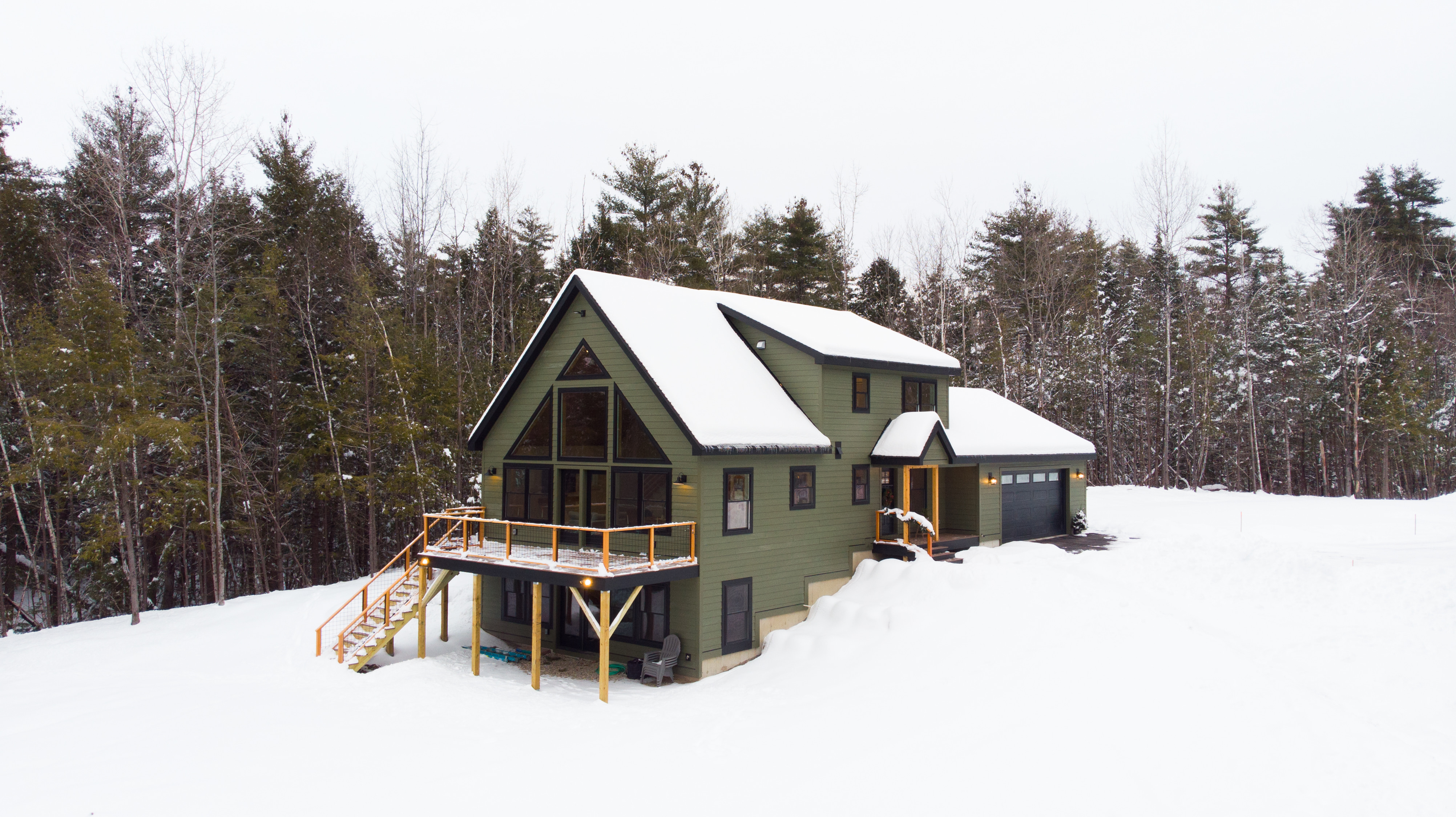 Custom home by M.W. Hoss Construction, Maine