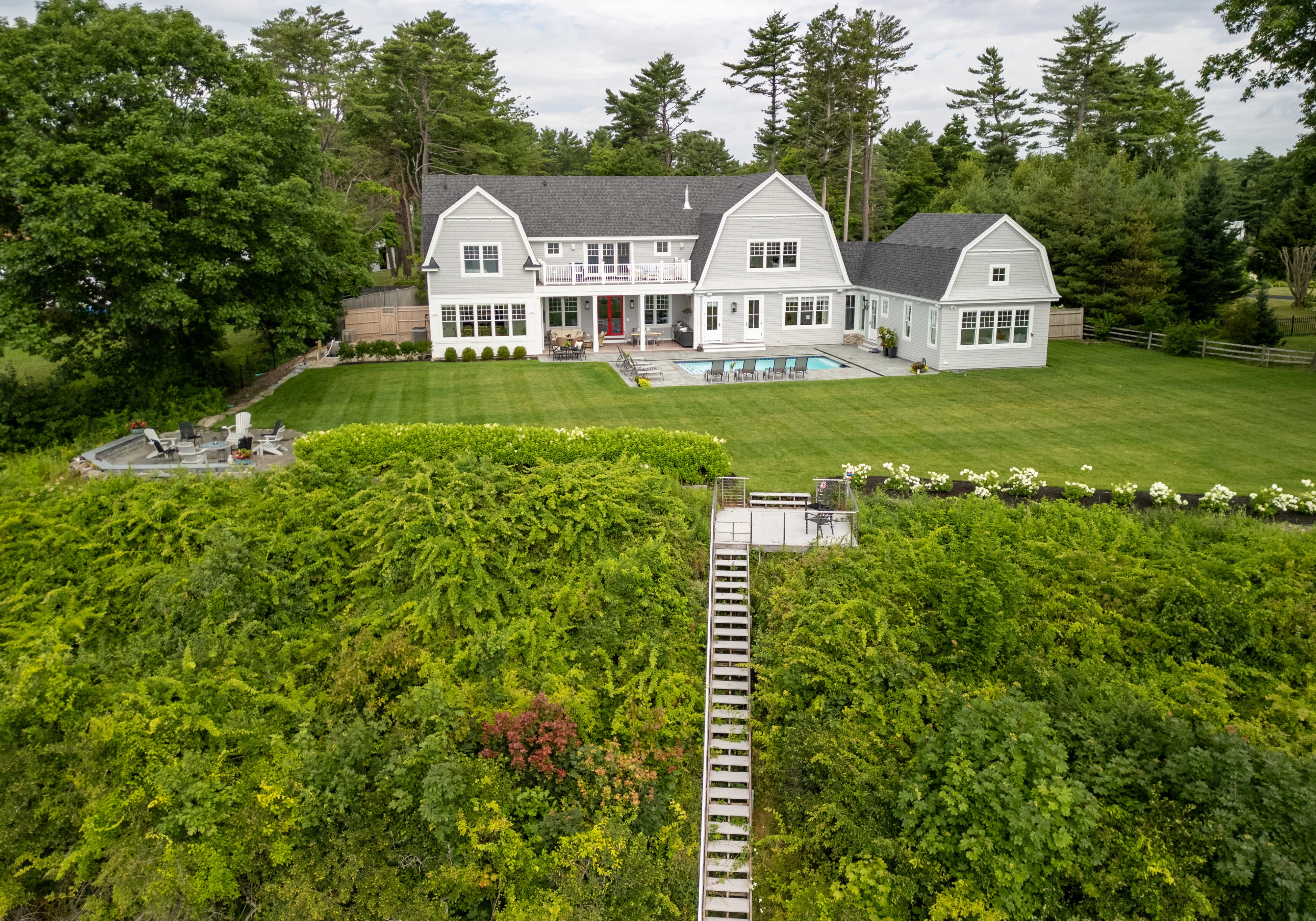 Custom home by M.W. Hoss Construction, Maine
