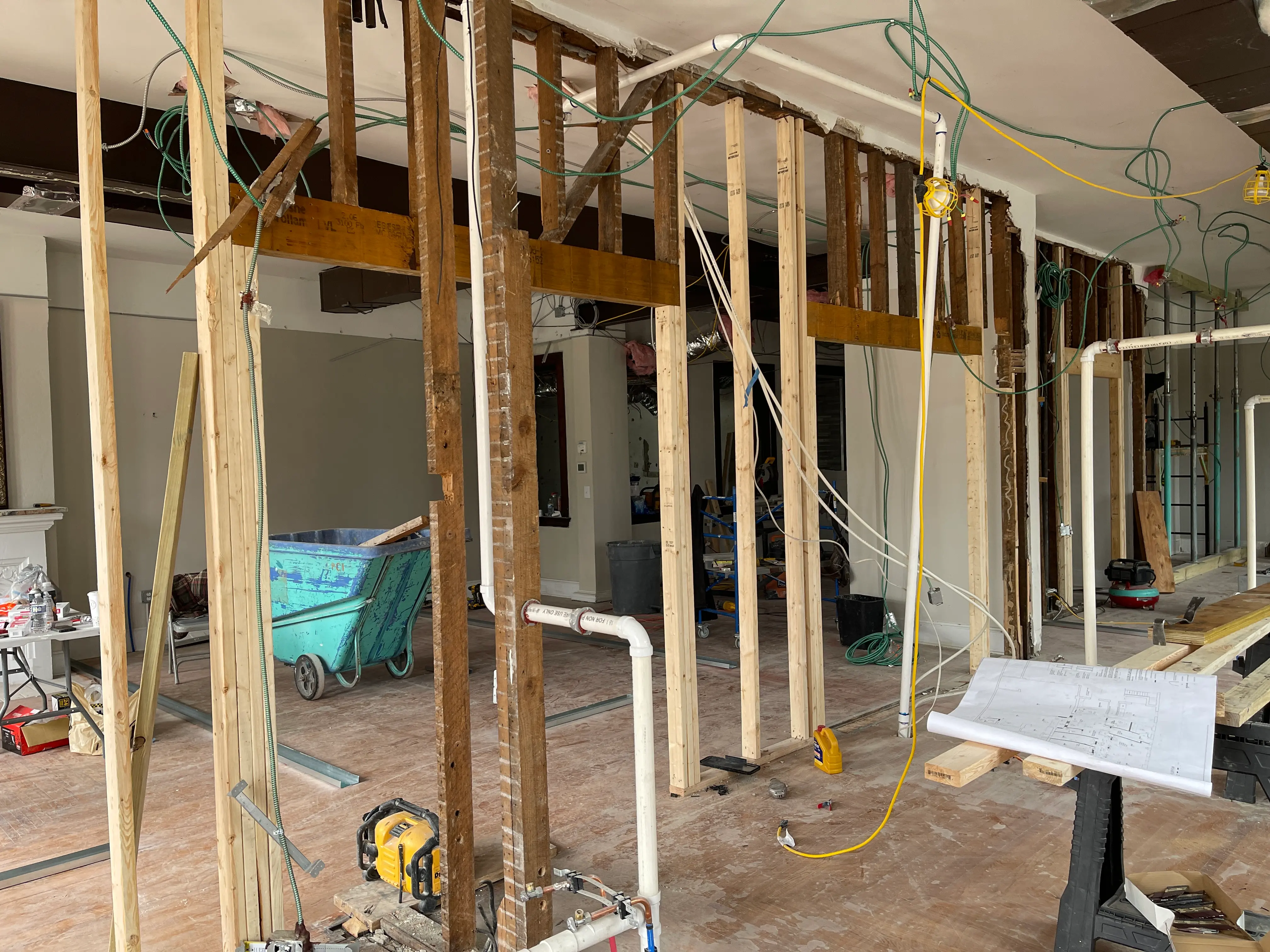 Interior construction by Perry Contracting for Campisano Family Dentistry.