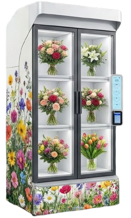 Automat vendingowy Anyflower do sprzedaży kwiatów
