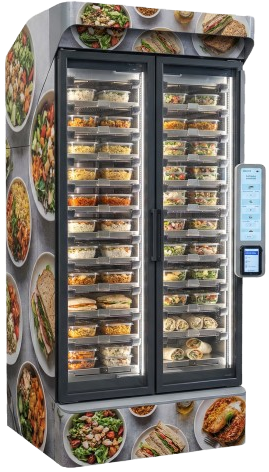 Automat vendingowy Anylunch do sprzedaży dań gotowych na wynos