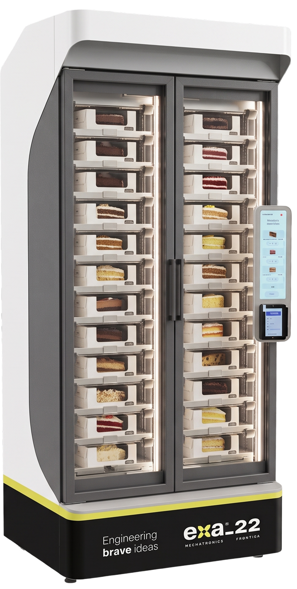 Automat vendingowy Anycake do sprzedaży ciast, wypieków i tortów