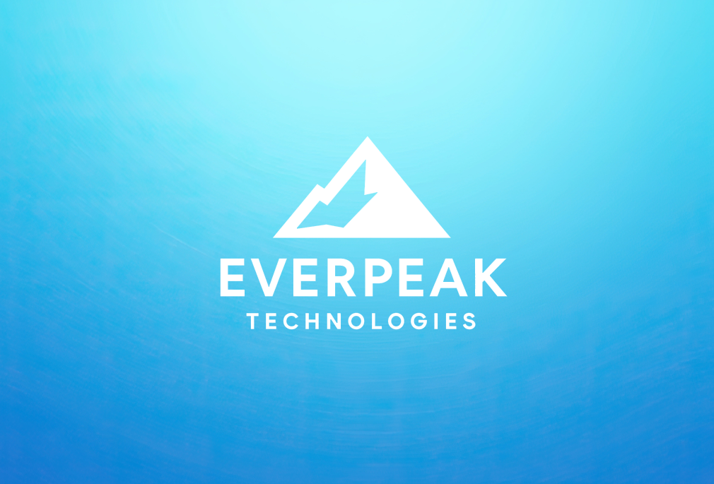 Everpeak Technologies branded apparel from the company's rebrand pop-up store