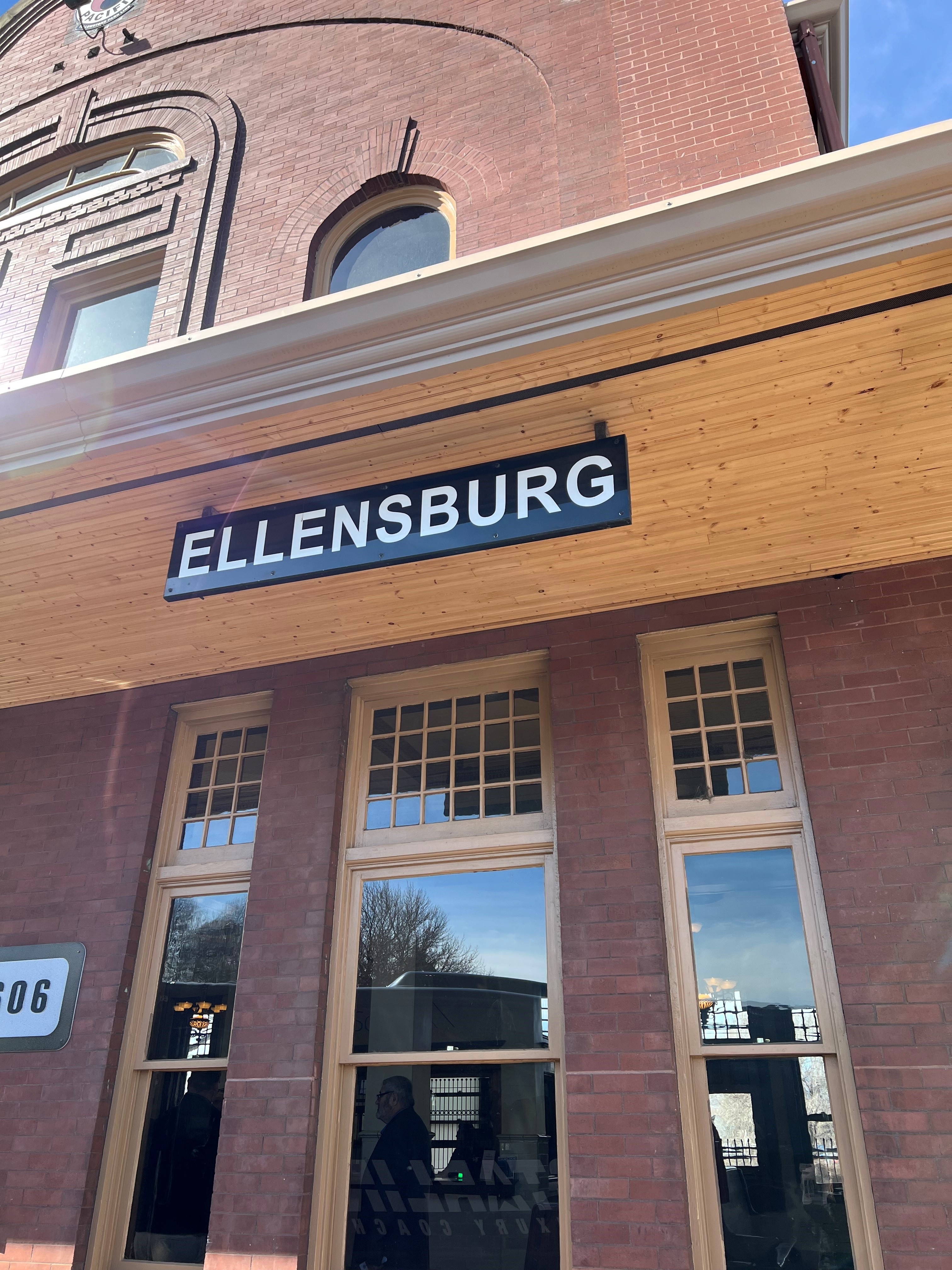 Depot sign in Ellensburg