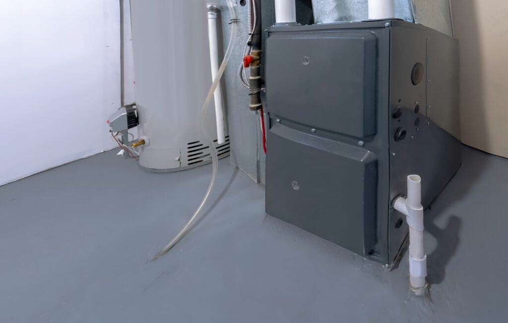 New furnace in Edmonton home bought through furnace financing