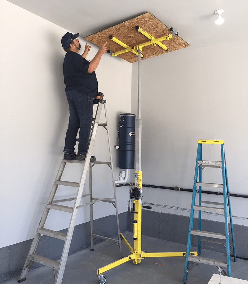 garage heater installation