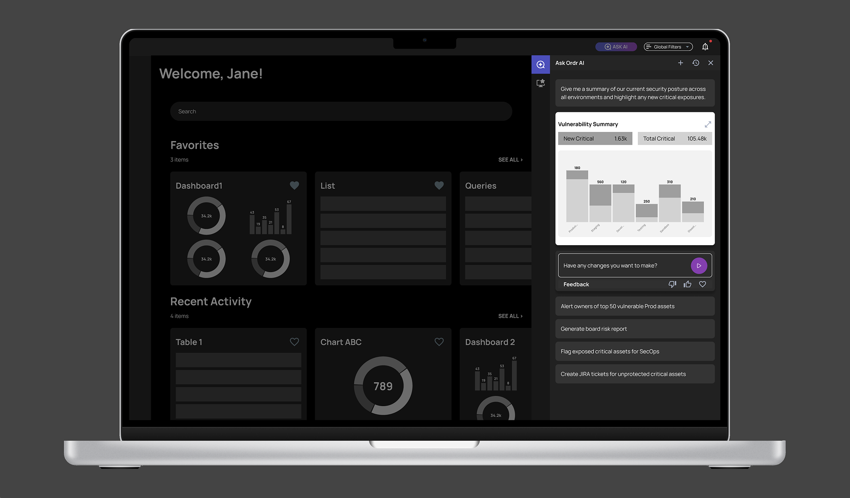 Ask AI button, click for an interactive Prototype