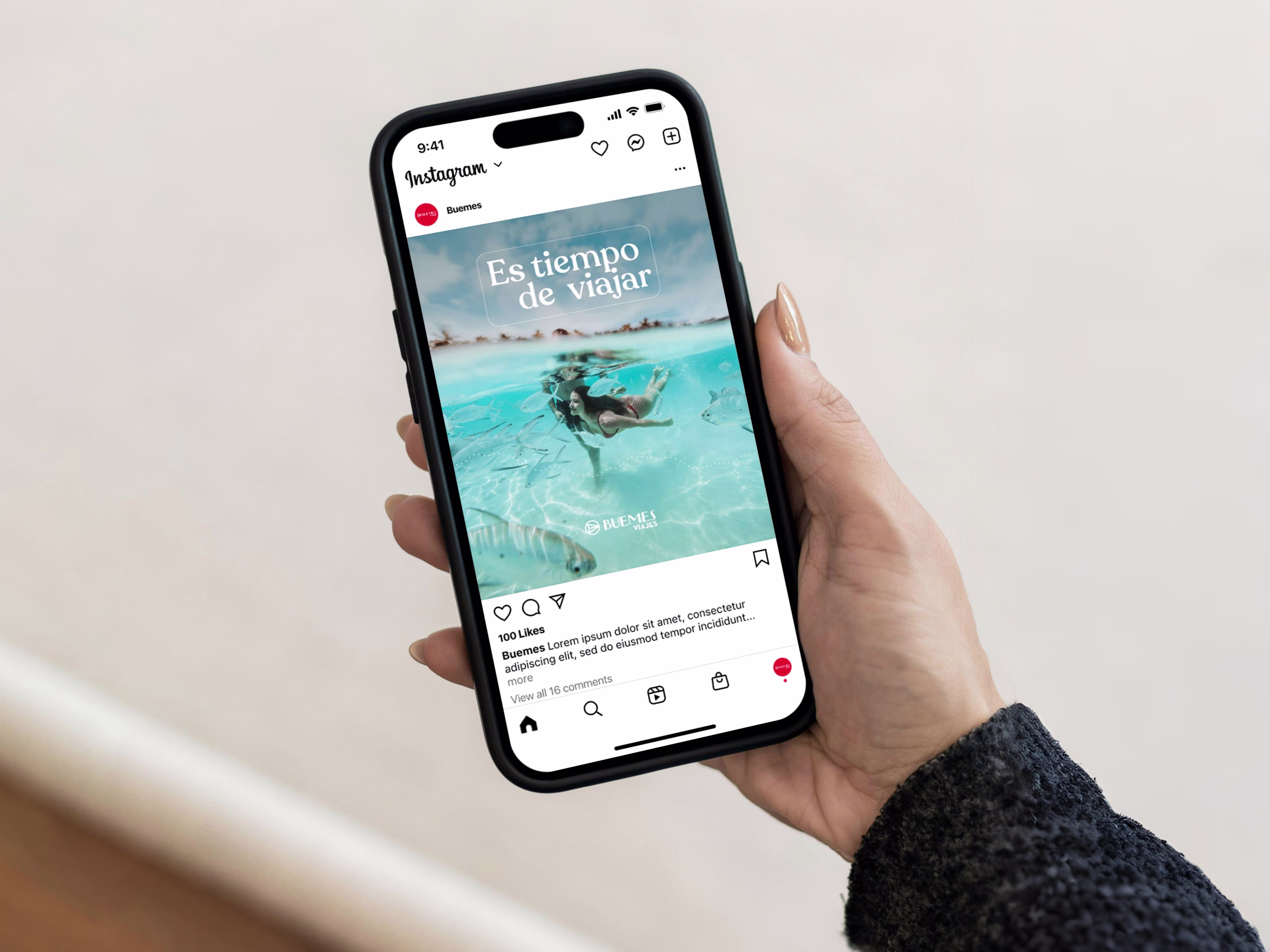 Buemes Mockup of Phone
