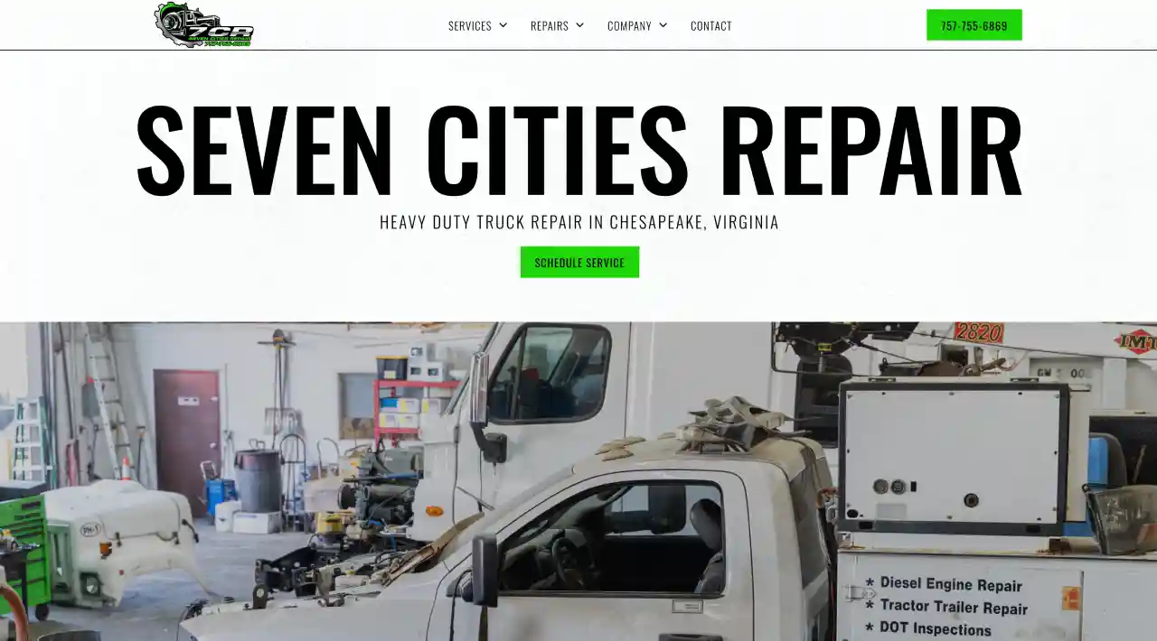 Seven Cities Repair LLC — Diesel repair shop in Chesapeake, Virginia