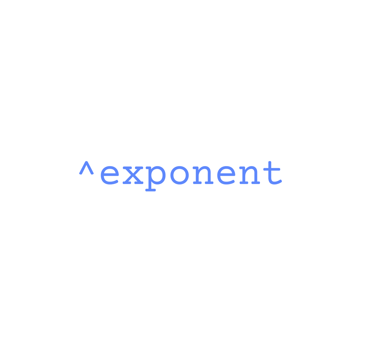 Exponent