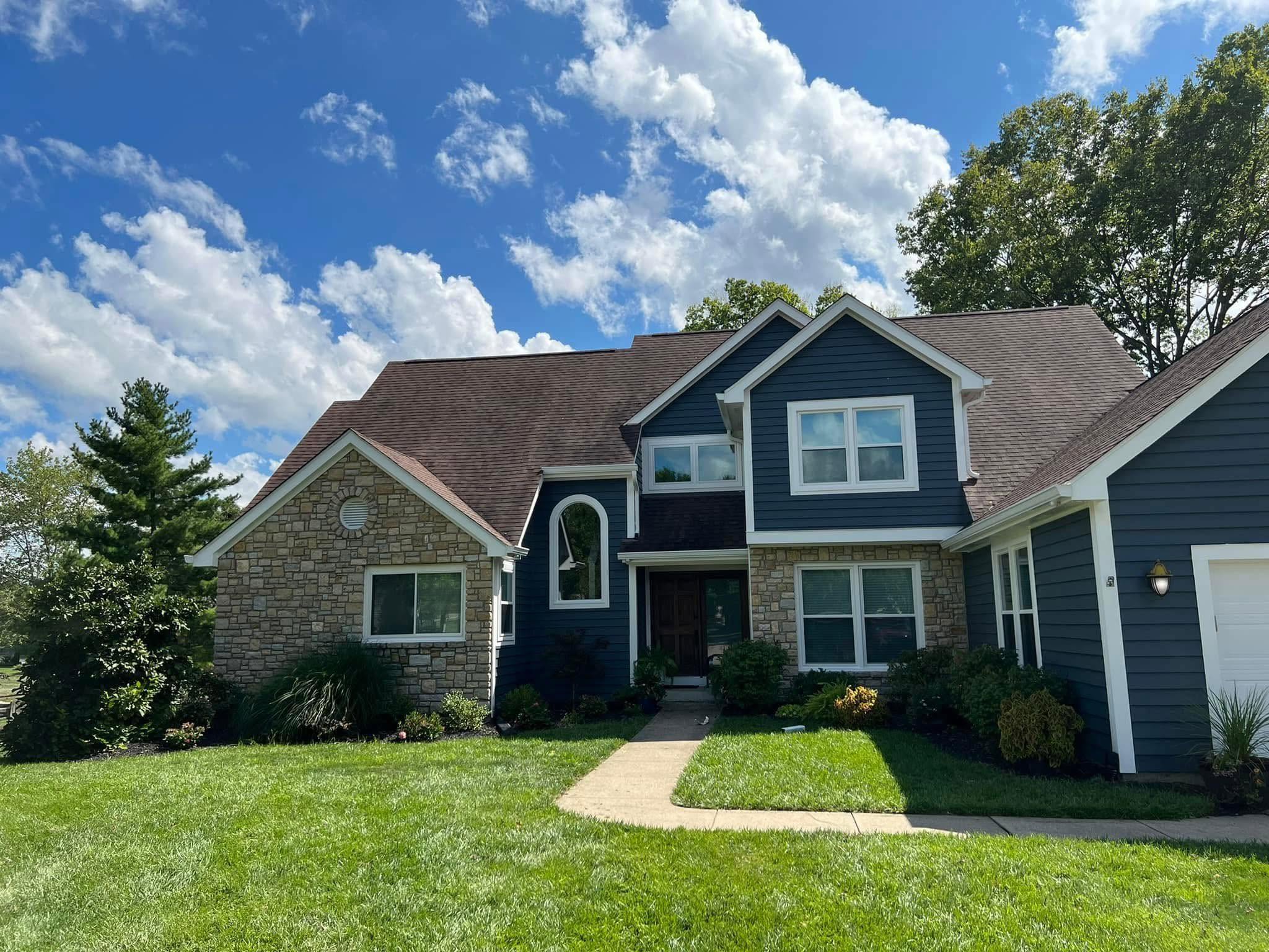 Exterior painting project completed by Richardson Custom Painting