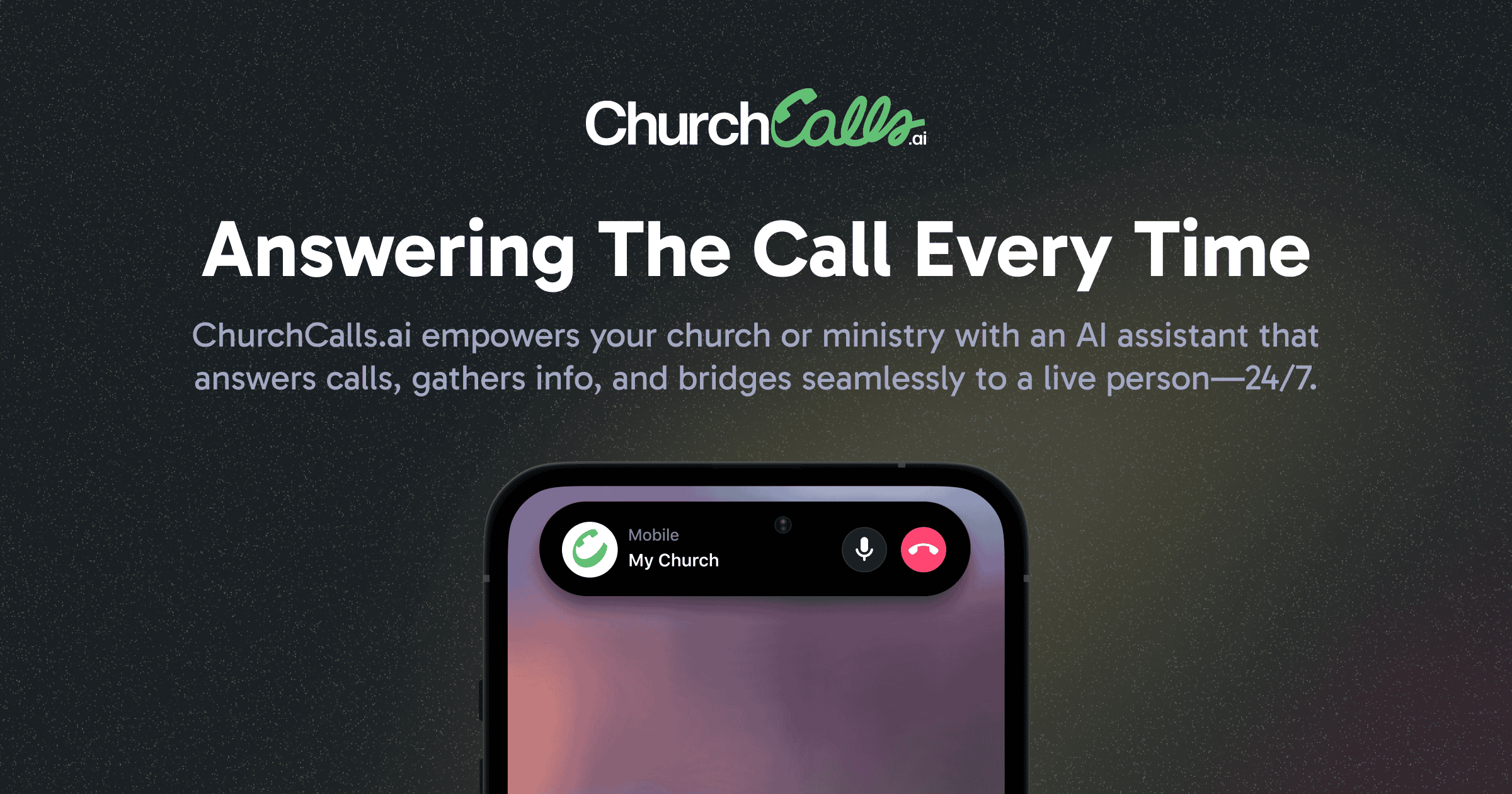 ChurchCalls.ai screenshot