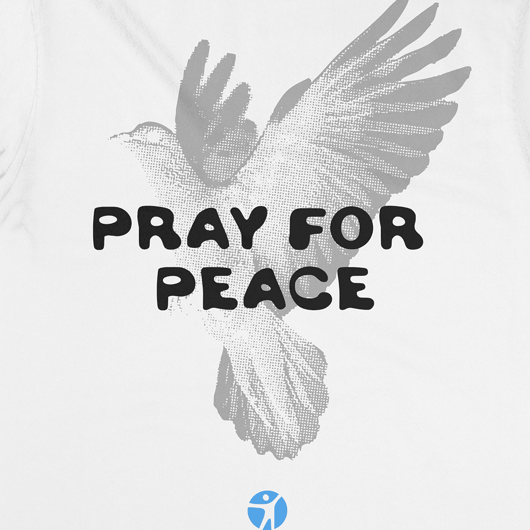 PRAY 4 PEACE Tee (White)