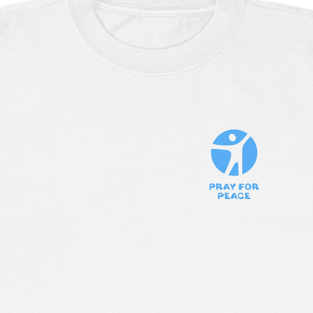 PRAY 4 PEACE Tee (White)