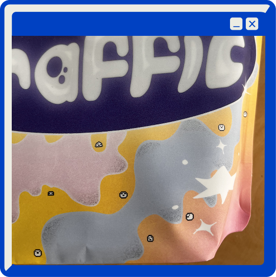 An image of our featured pourover bag of coffee.