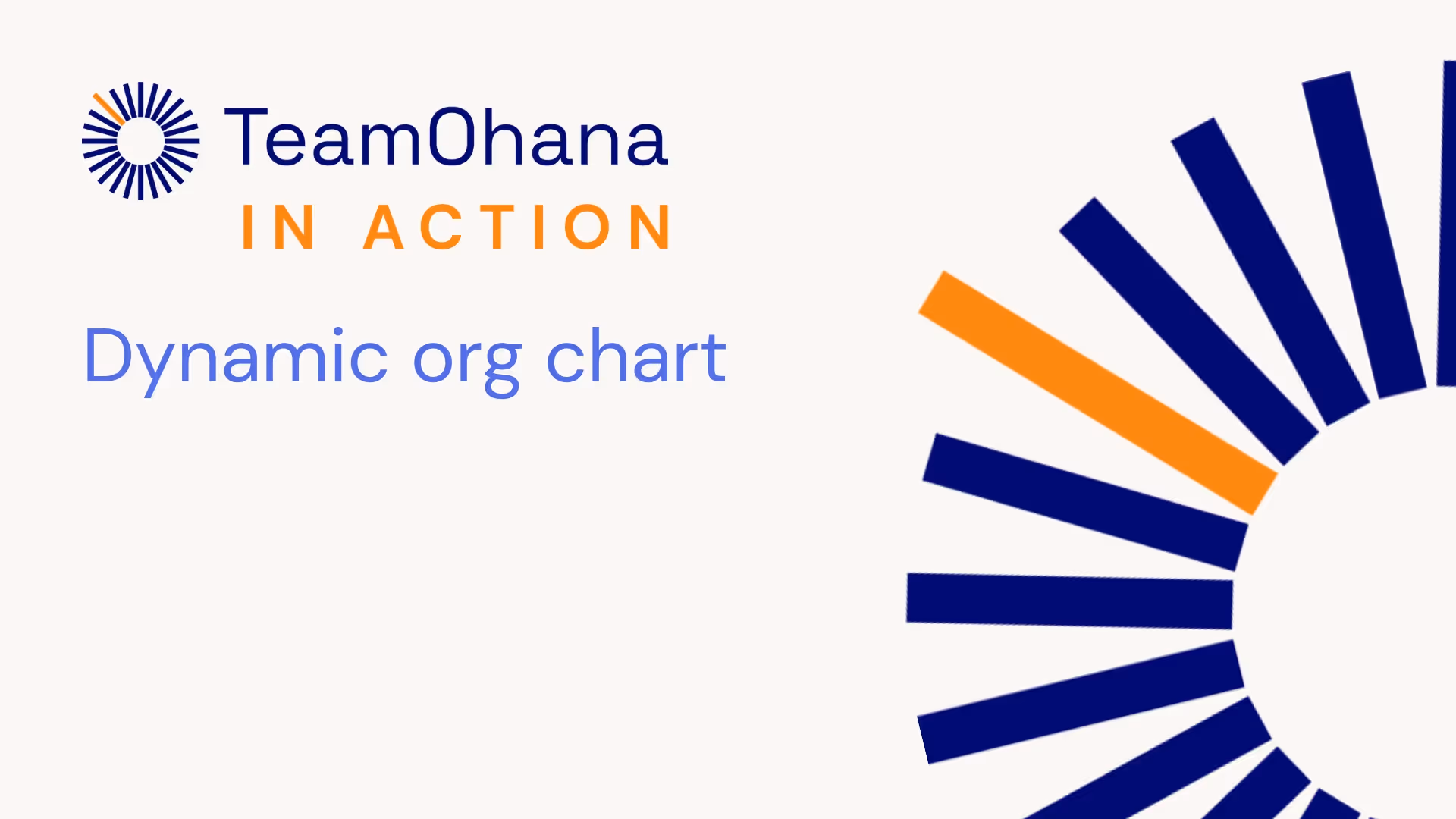 Org design in under 5min with TeamOhana's dynamic org chart