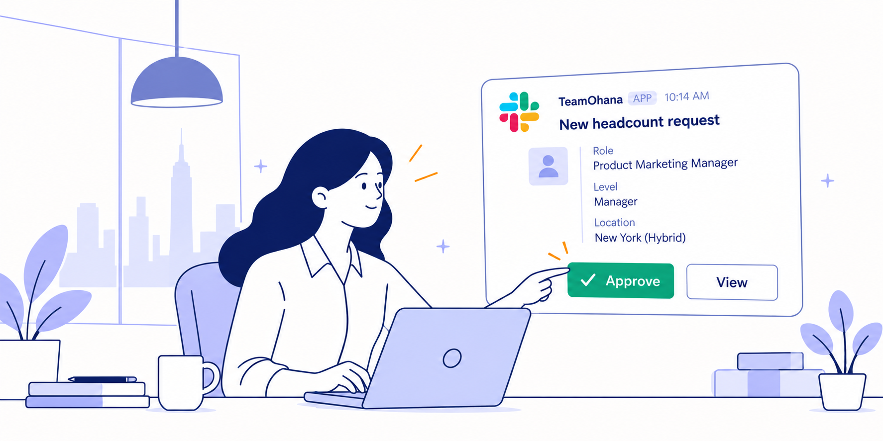 Governance without bottlenecks: how Slack-based approvals change headcount management