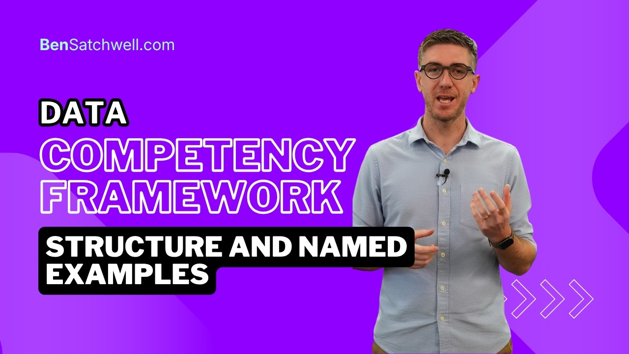 Data competency framework structure scope and named examples