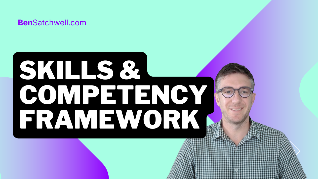 Skills and competency framework diagram showing the integrated workforce architecture position