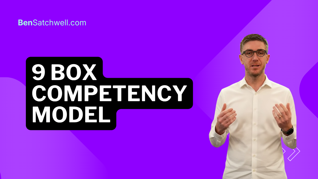 9 box competency model thumbnail showing talent review grid for bensatchwell.com
