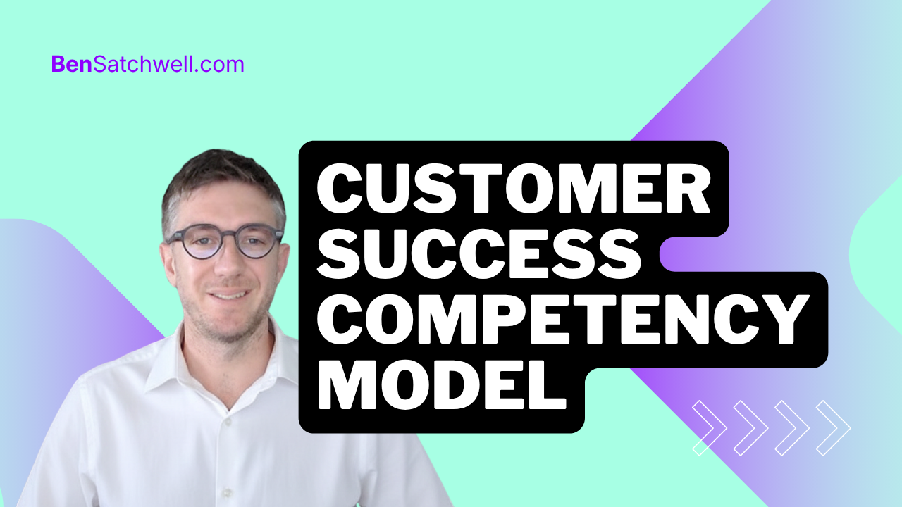 customer success competency model structure and proficiency levels diagram