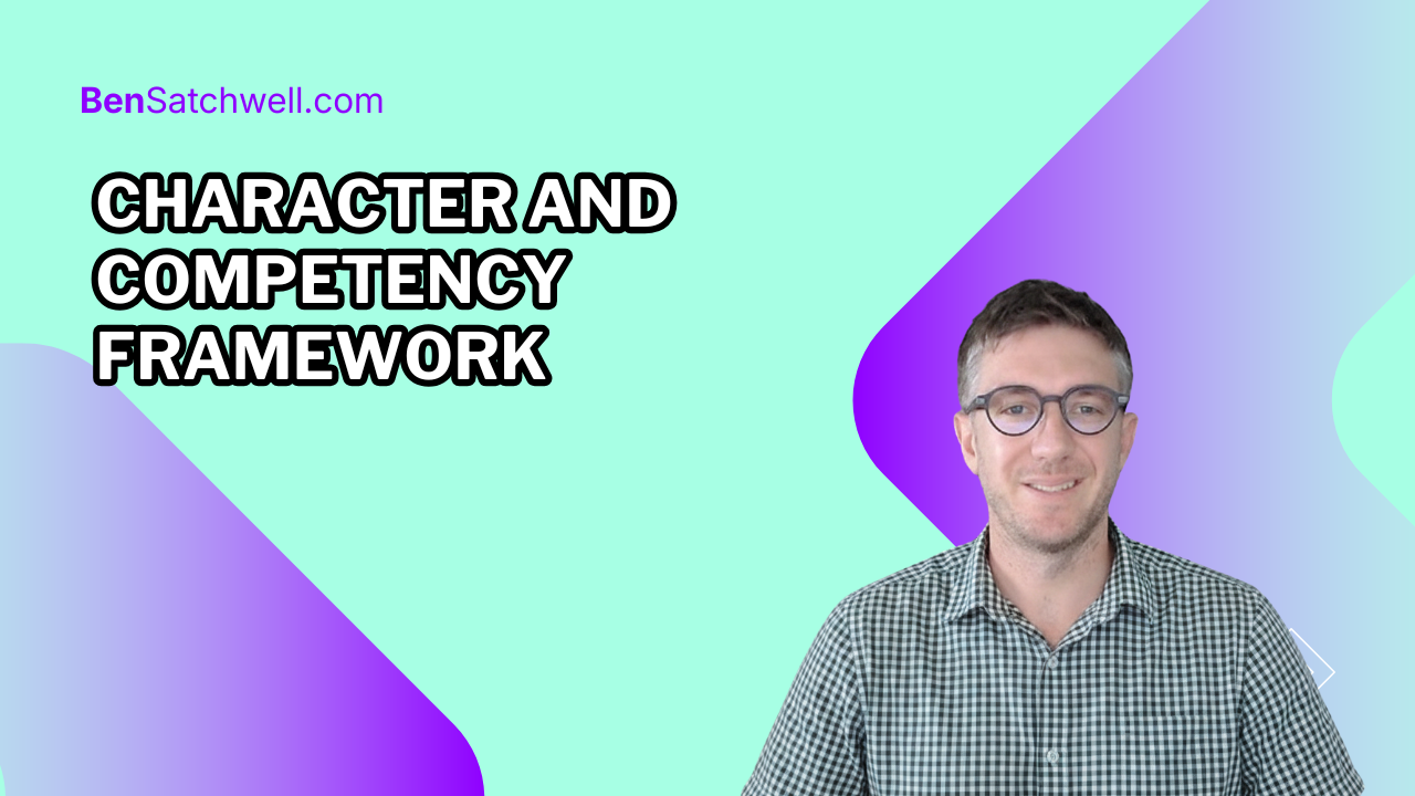 Character and competency framework thumbnail showing the article title