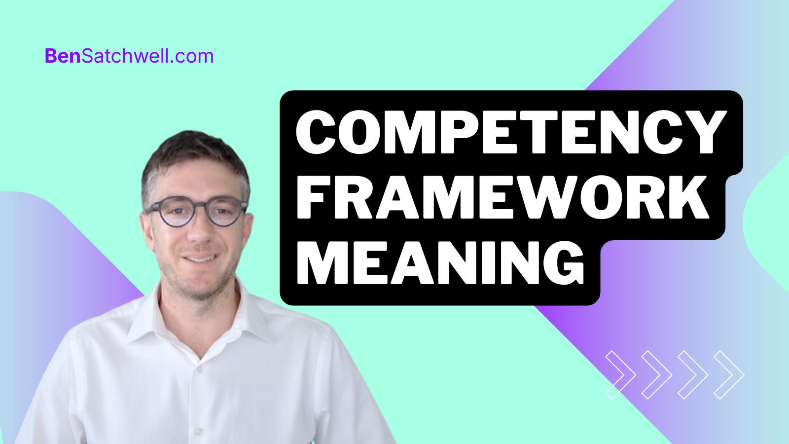 Competency framework meaning illustrated on a blog thumbnail