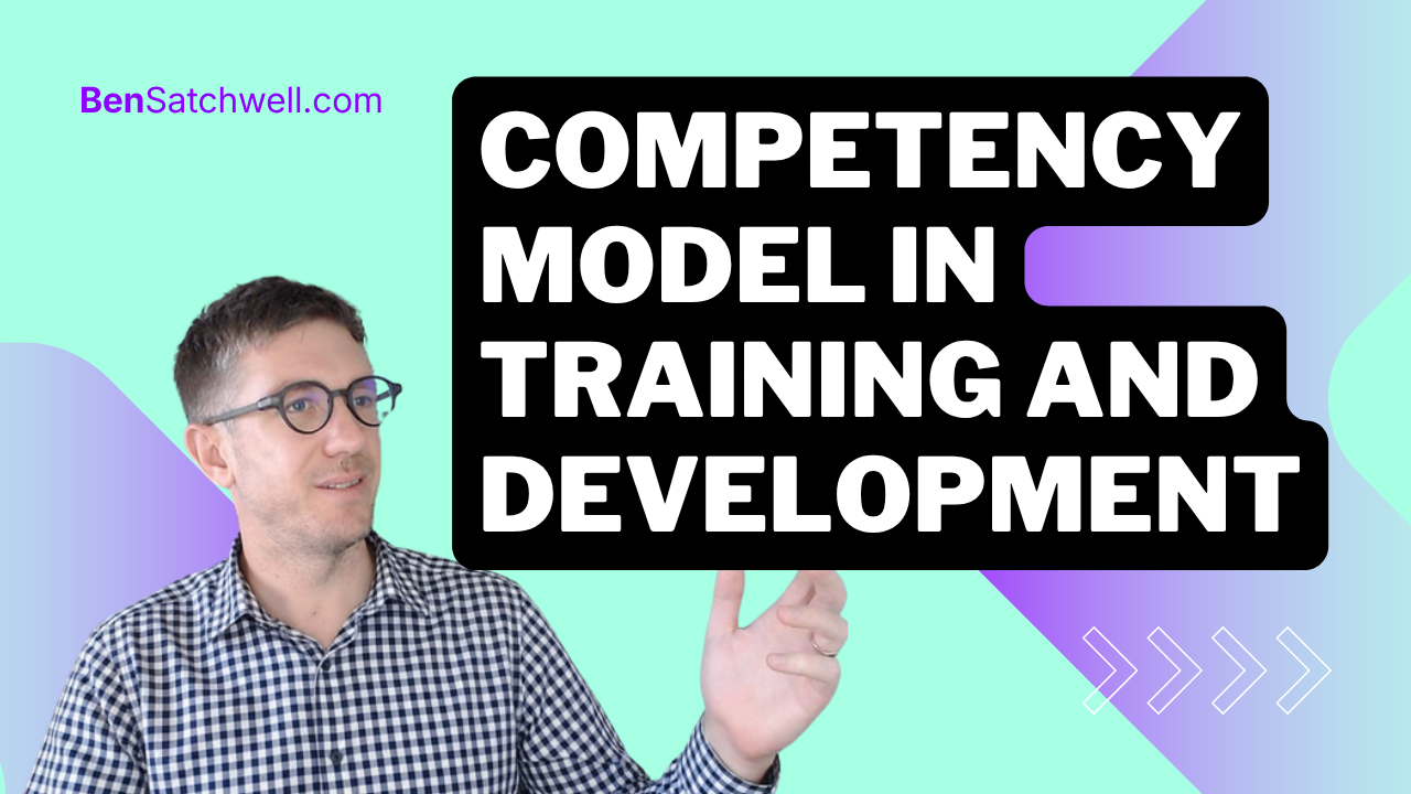 Illustration representing a competency model in training and development