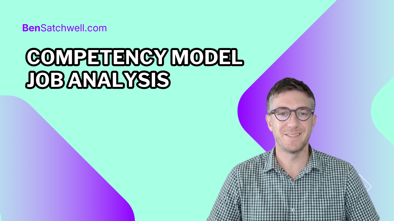 Illustration representing competency model job analysis