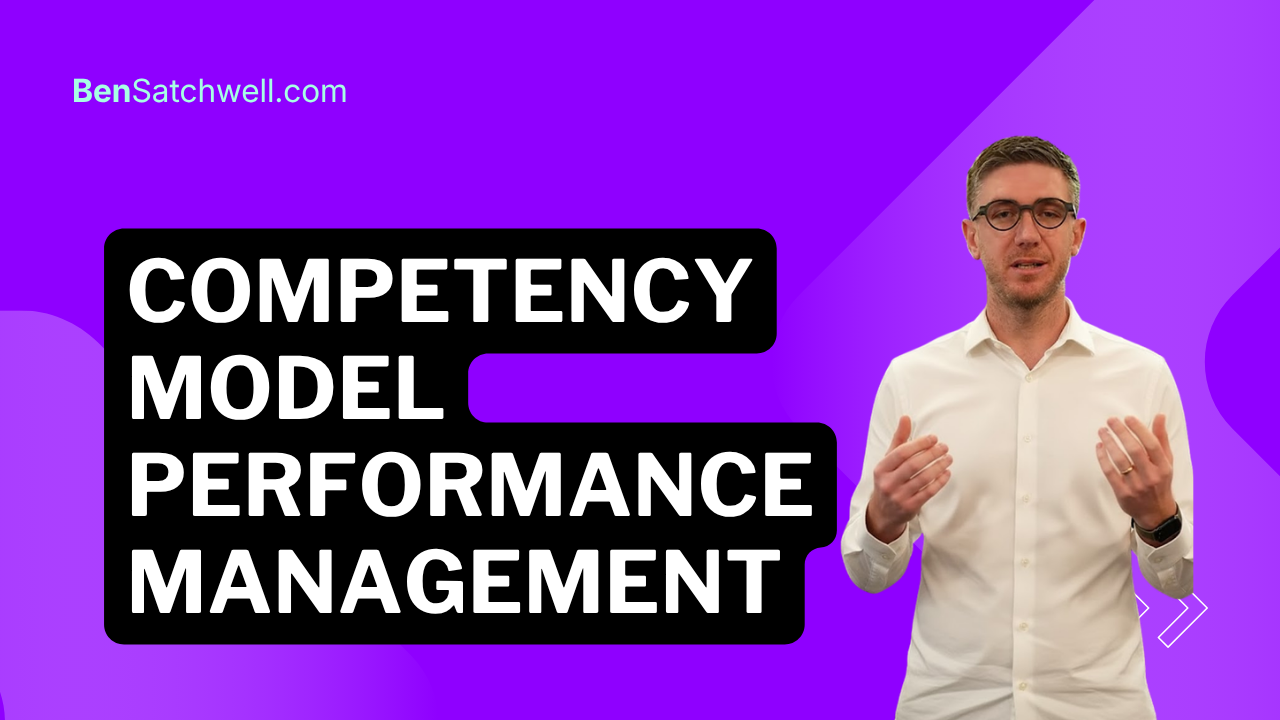 Competency model performance management explained