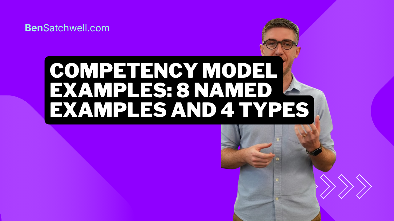 Competency model examples: 8 named examples and 4 types