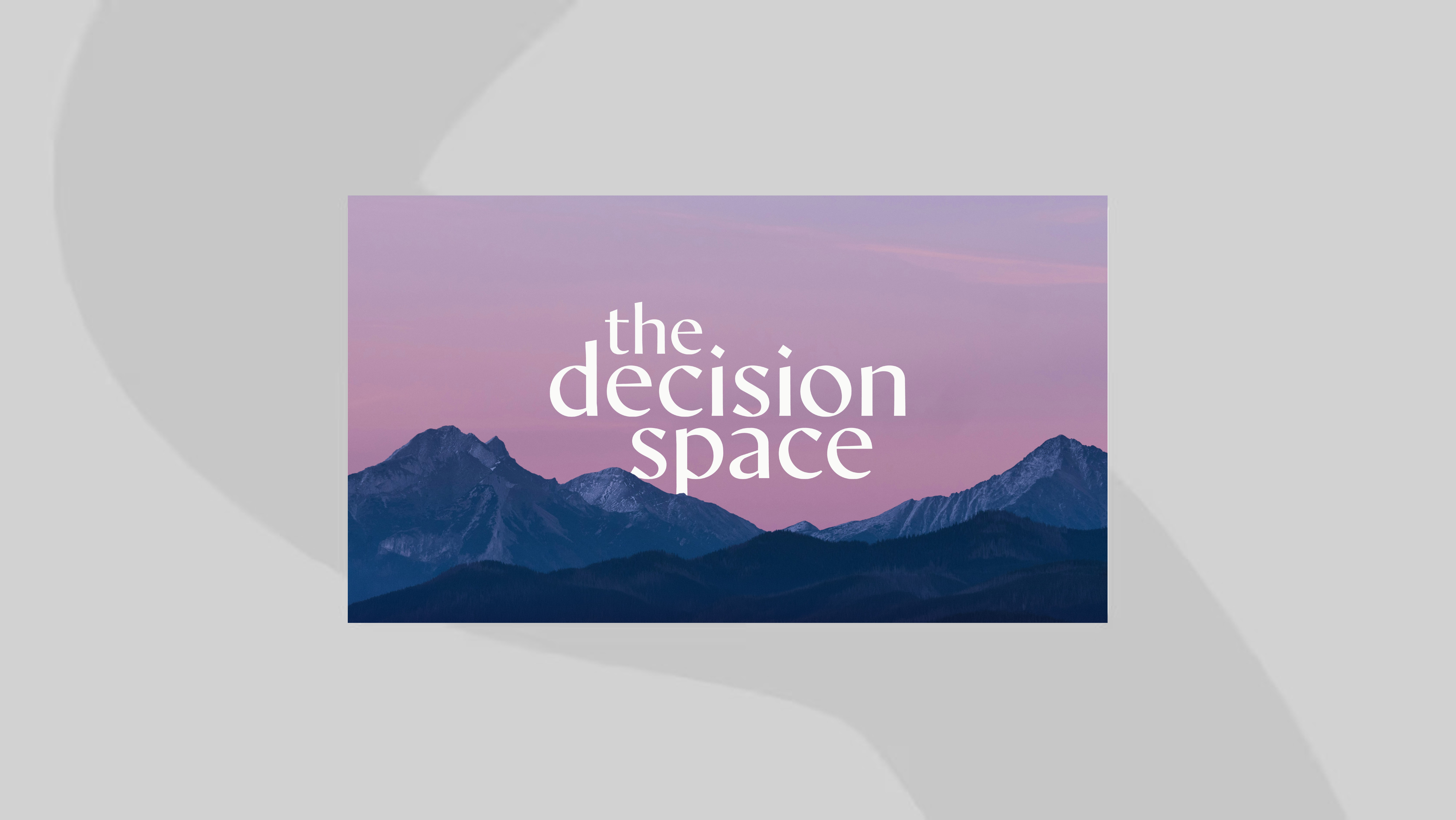 The Decision Space