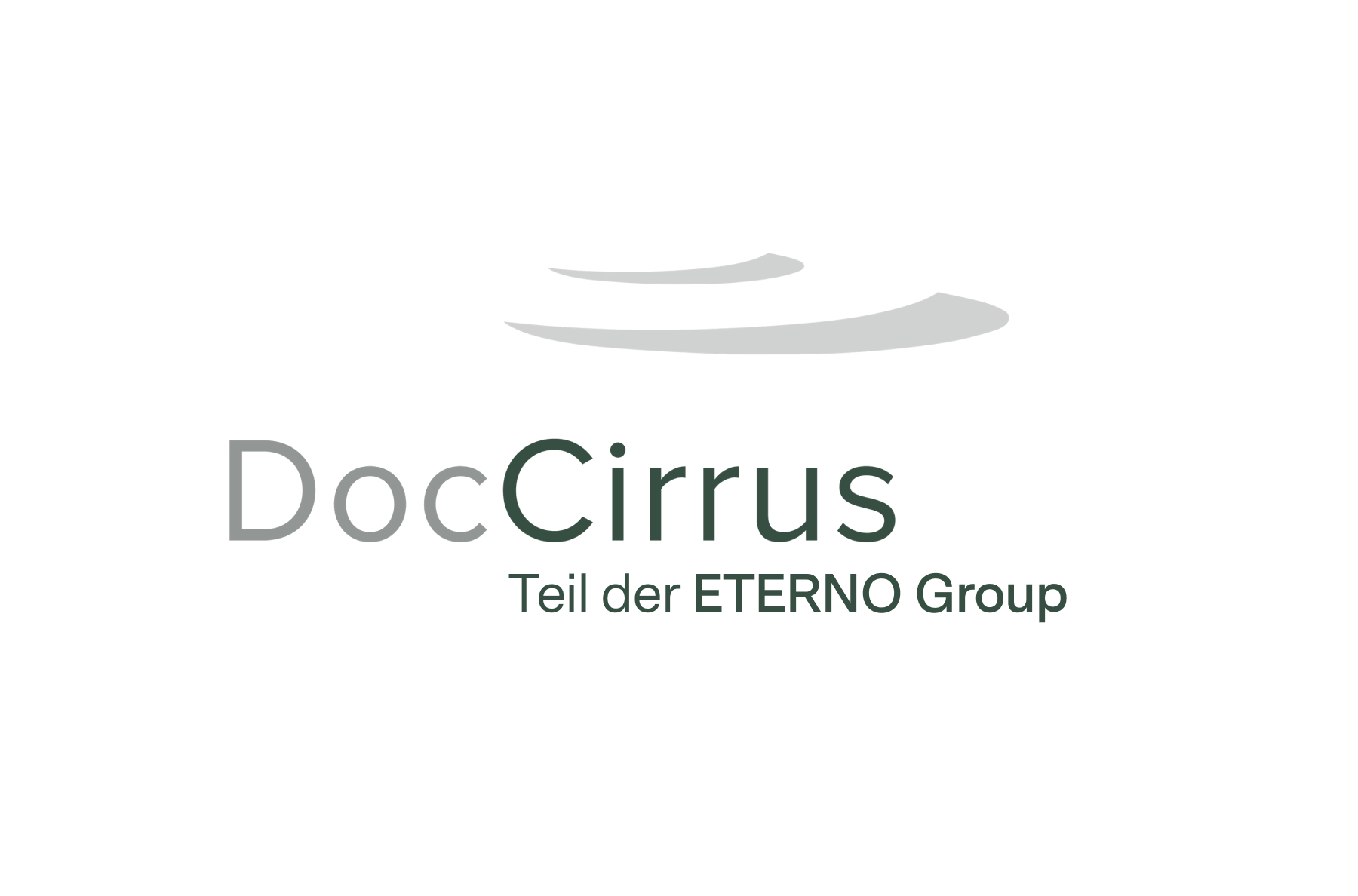 Logo von Doc Cirrus mit dem Zusatz Teil der ETERNO Group
