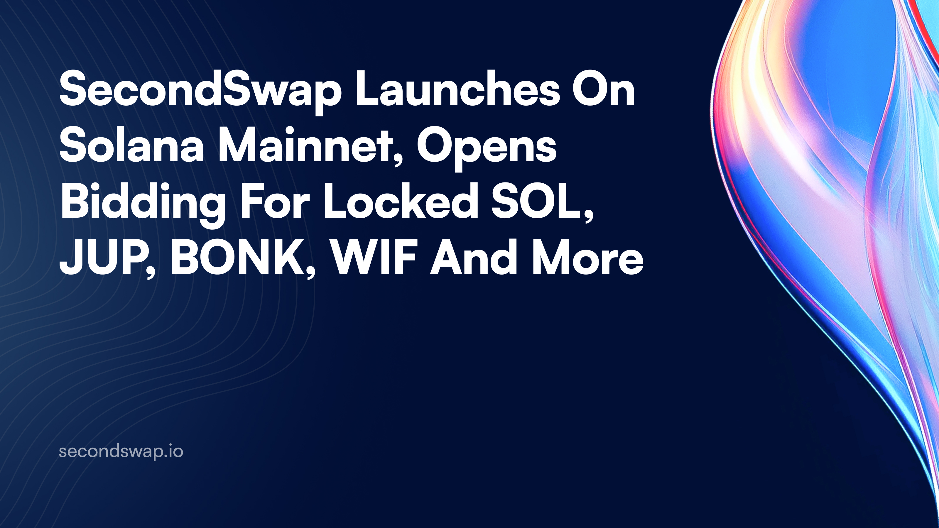 SecondSwap x Solana