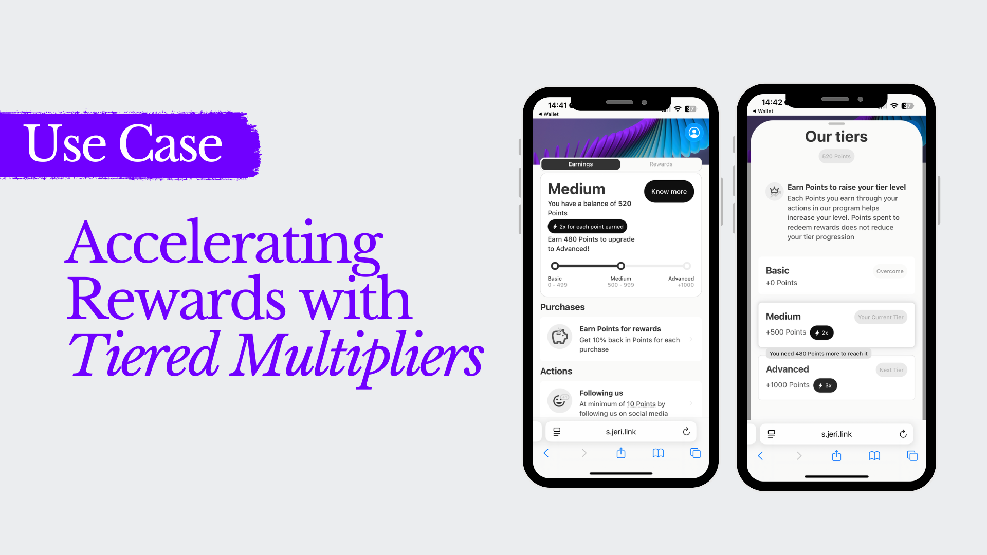 Accelerating Rewards with Tiered Multipliers